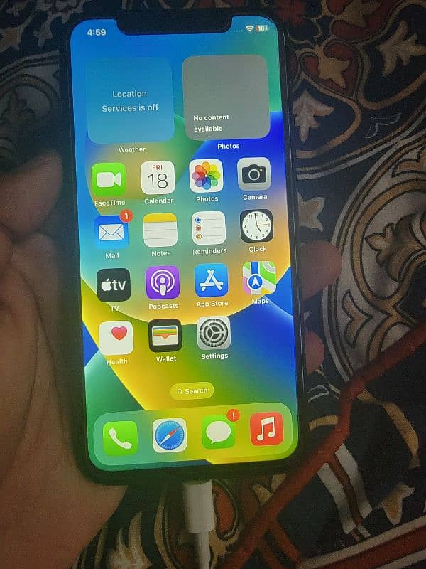 iPhone X Non pta 100 battery health ture tone face idy active 0