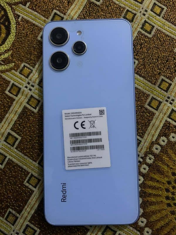 redmi 12 mobile for sale condition 10/10 bilkul saf set ha 03364786759 0