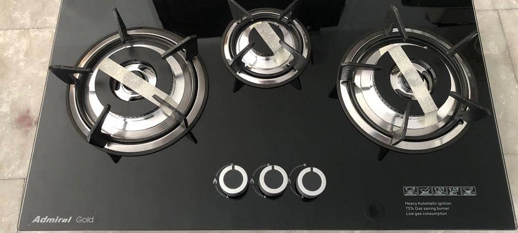 Admiral Gas Hob 3 burners available at factory price with warranty 0