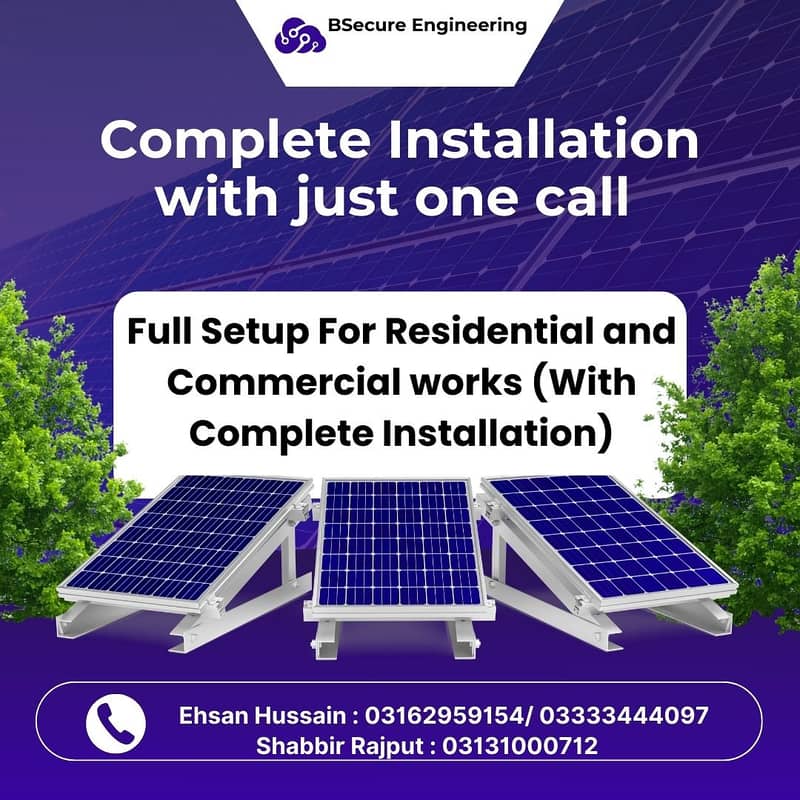 Solar System Complete Installation | Solar Panels | Solar Inverter 0