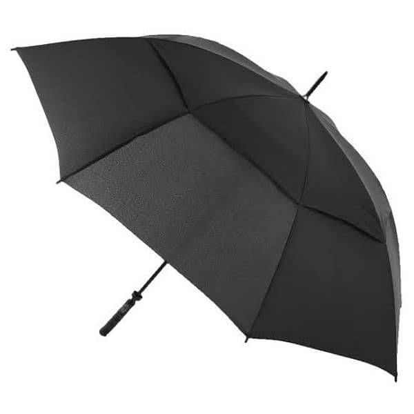 Large Double Canopy Vented Automatic Open Stick Umbrella 2