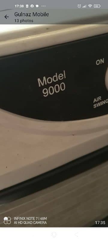 I Zone room cooler model 9000 with ice tray 3
