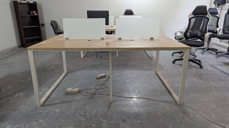 2 Office Workstation Table (4-5) Persons 0
