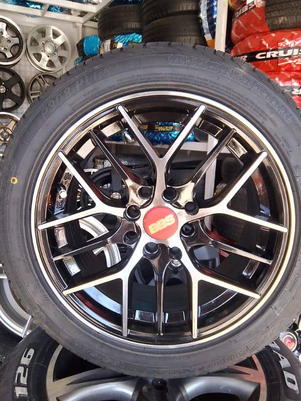 15 inch multiple pcd alloy rims. New model design 1
