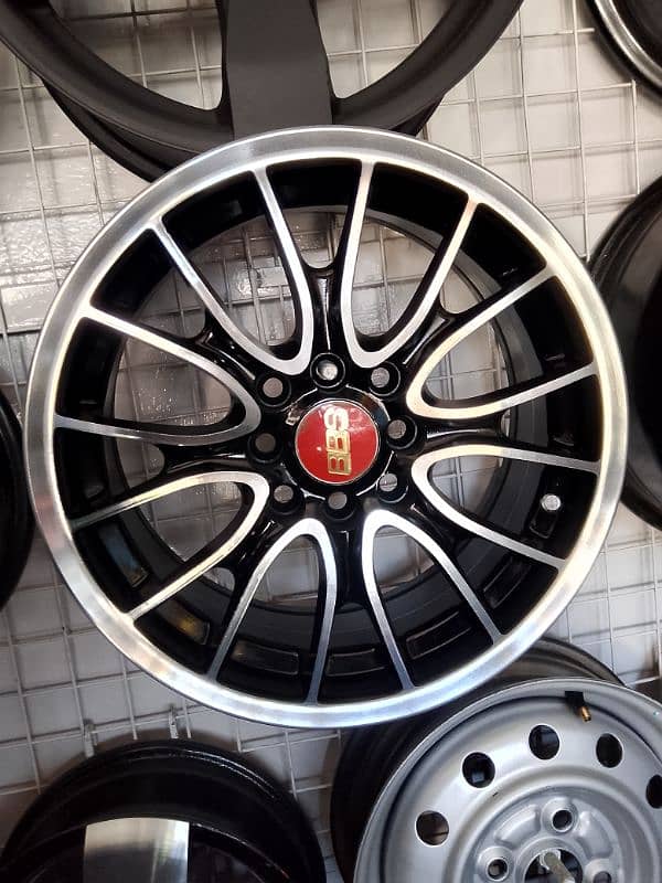 15 inch multiple pcd alloy rims. New model design 3