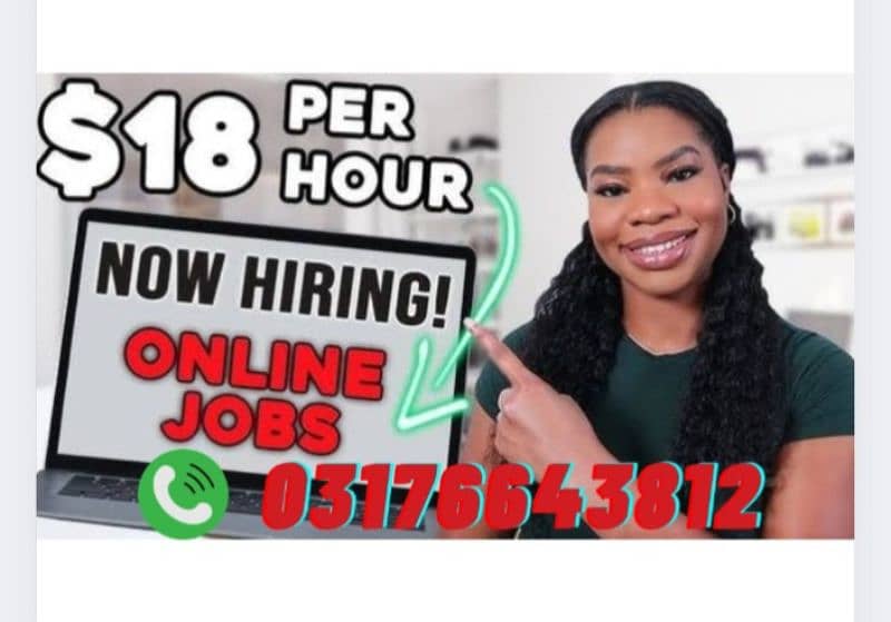 Work from home male/female part time contact Whatsapp 03176643812 0