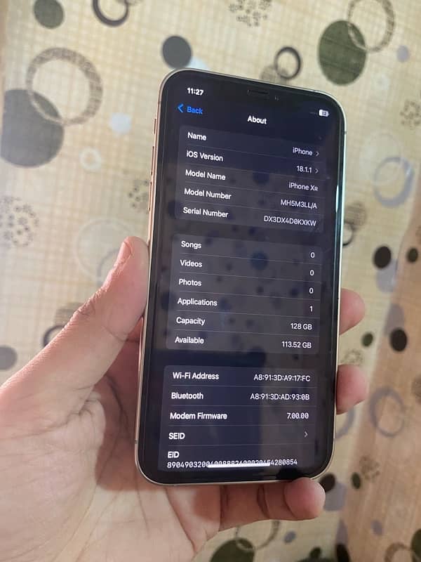 iPhone XR 128gb nonpta jv convert 13pro max contact +923010147522 2