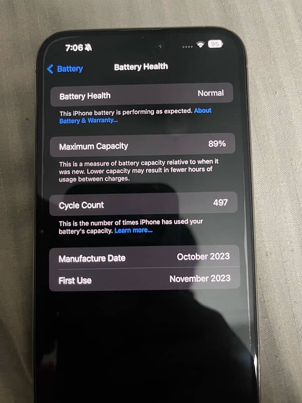 iPhone 15 pro max 256 GB Non pta Dual physical model 1