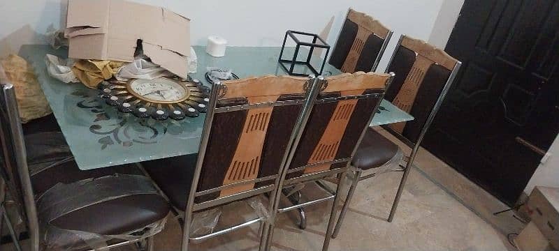 6 chair dinning Table set 3