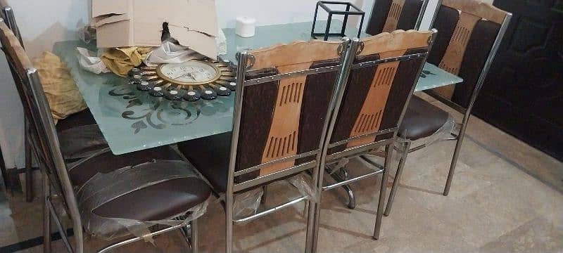 6 chair dinning Table set 4