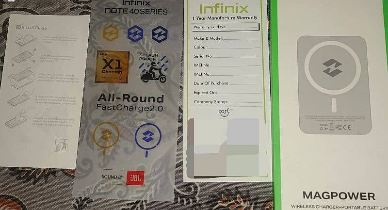 Infinix Note 40 | 256GB ROM - 8+8GB RAM | Titan Gold Color 4