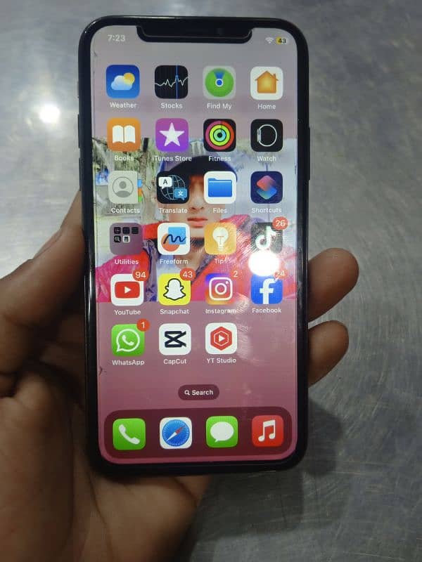 iPhone x non PTA 64GB hai yeh mera WhatsApp number hai 03 27 9938 723 2