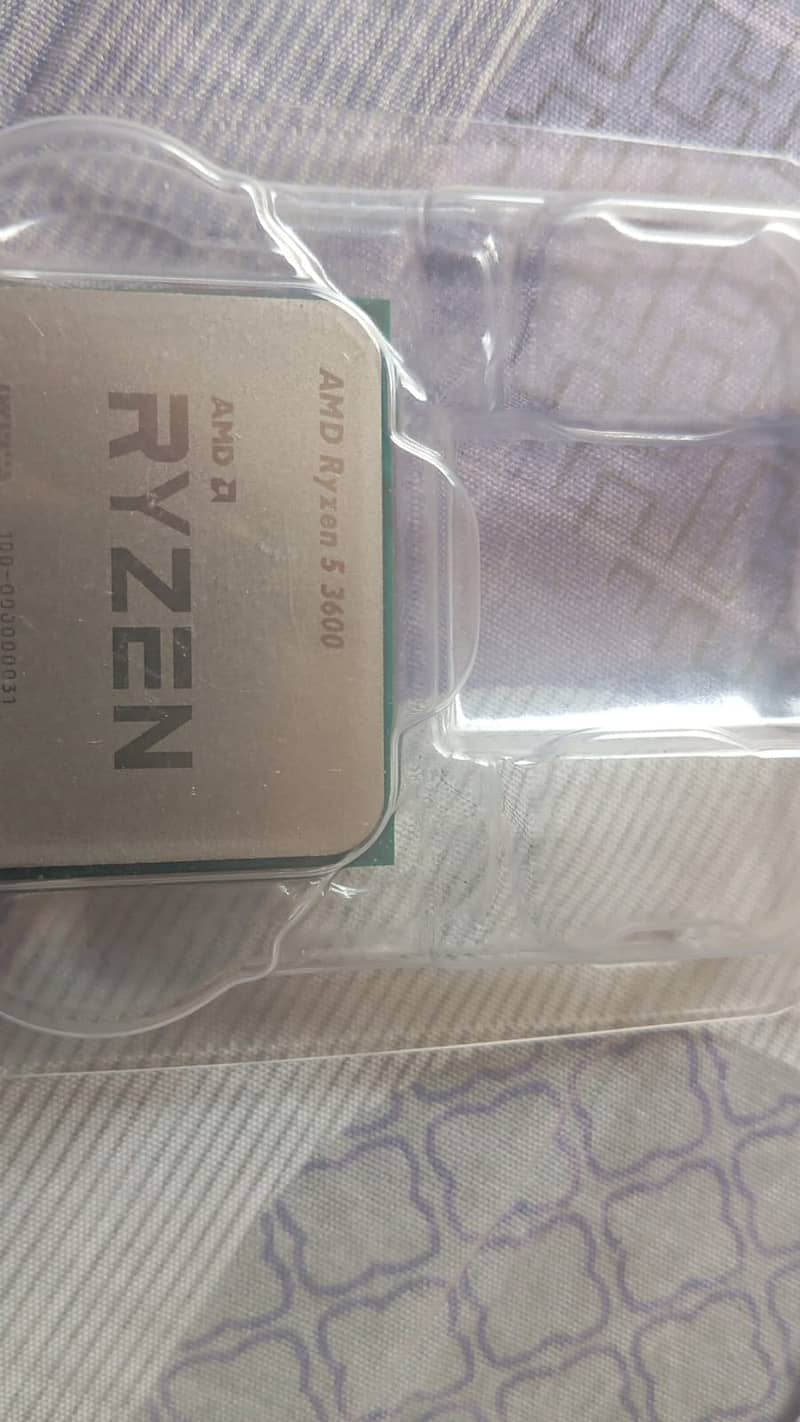 RYZEN 5 3600 TRAY CONDITION LIKE NEW PERSONAL USED AROUND 3/4 YEARS 0