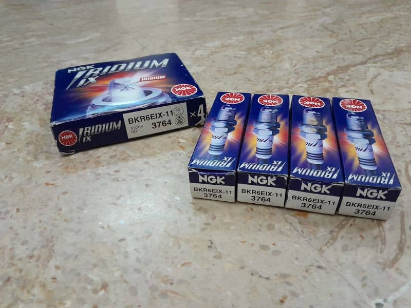 NGK IRIDIUM SPARK PLUGS [BKR6EIX-11] 4PCS 0