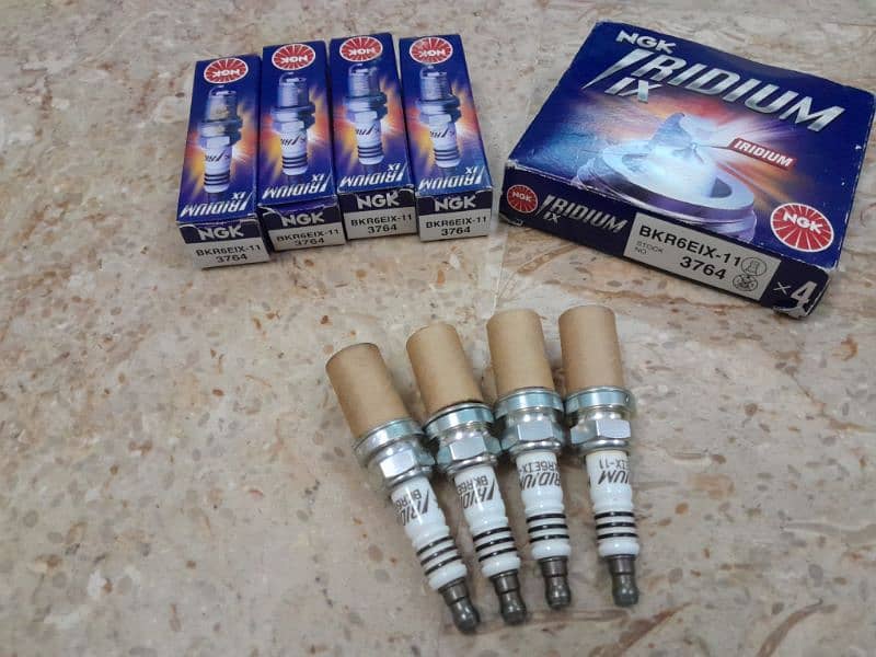 NGK IRIDIUM SPARK PLUGS [BKR6EIX-11] 4PCS 2