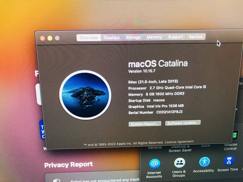 iMac 2013 21inch 4