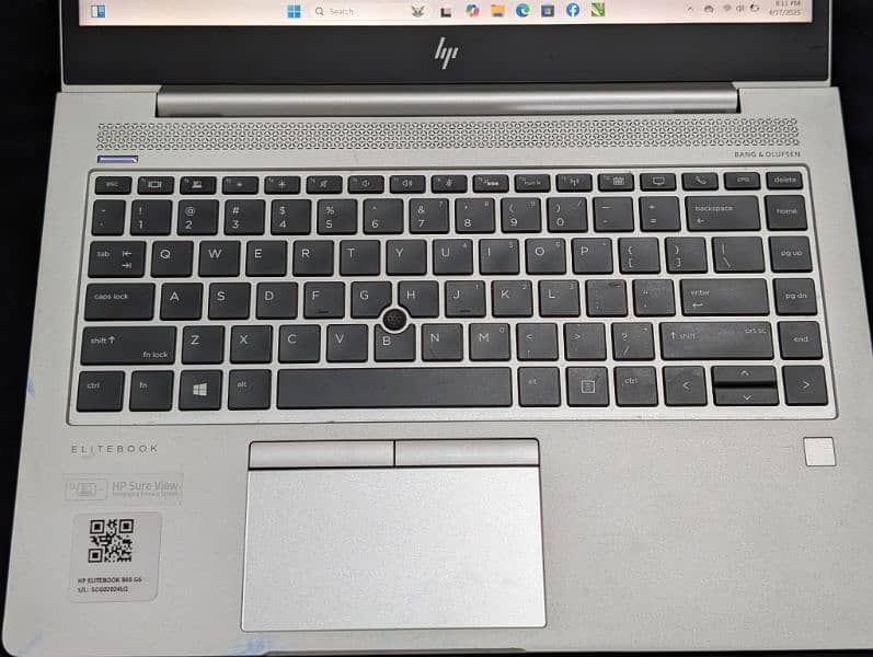 Hp Elitebook 840 G6 Notebook almost brand new condition for sale 5