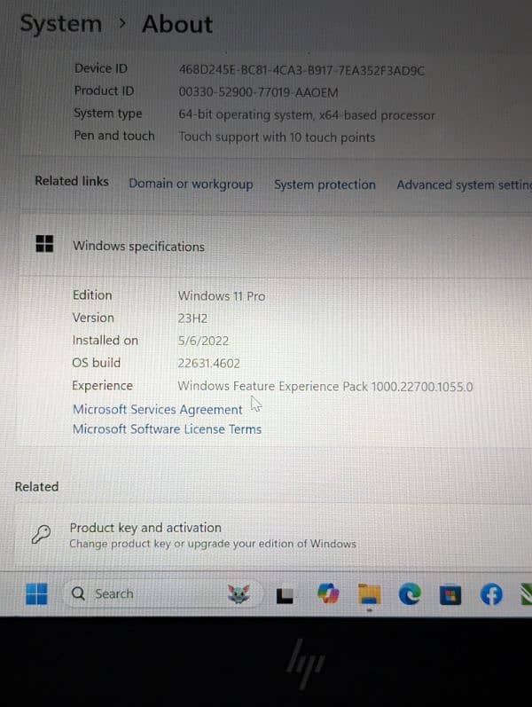 Hp Elitebook 840 G6 Notebook almost brand new condition for sale 12