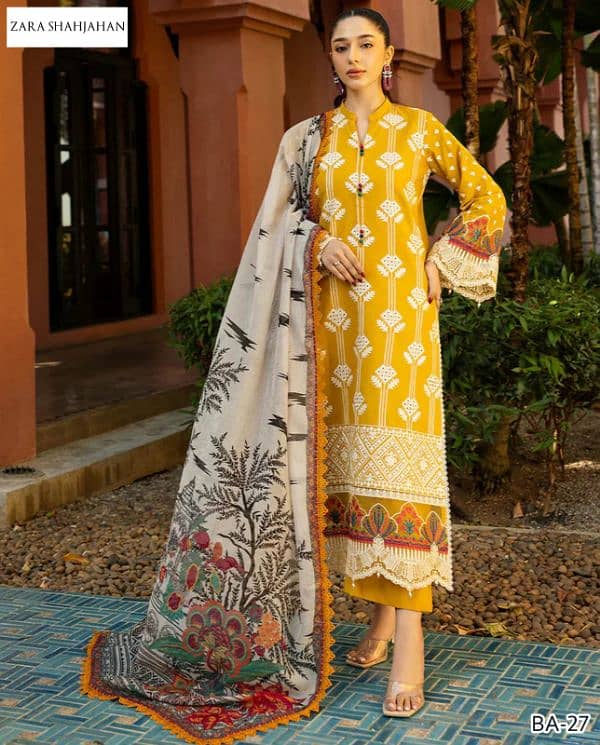 LADIES ALL KINDS OF SUITS ARE AVAILABLE UNSTICHED WATTSAPP:03274057758 14
