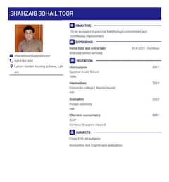 Shahzaib tuition services