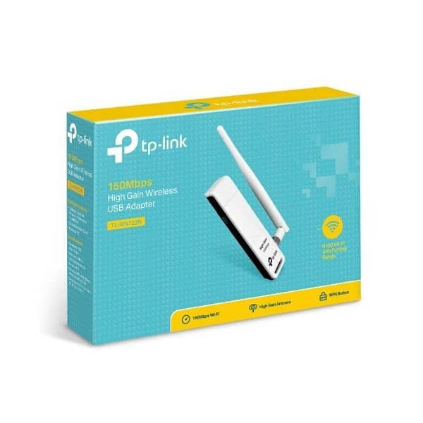 TP Link High Gain Wireless USB Adapter 150MBPS 0