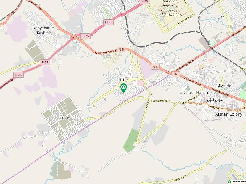 6 Marla Plot 100feet road ka corner avabiale in i-14/1 0