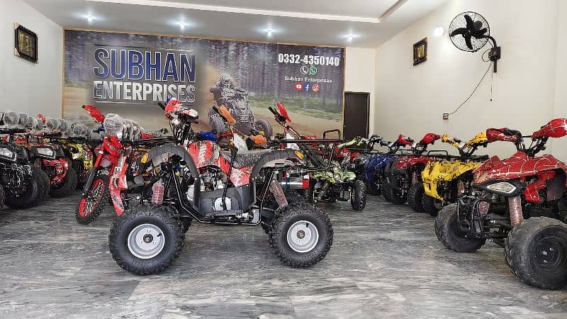125cc Best for Hunting Atv Quad 4 Wheel  Bikes Delivery In All Pak 4