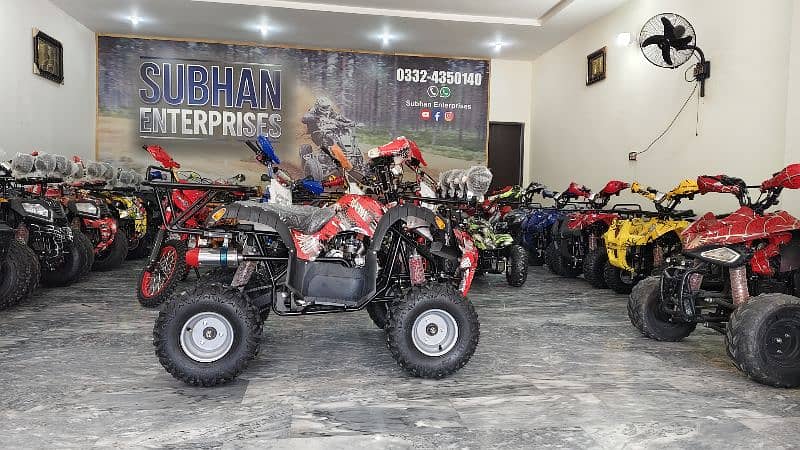125cc Best for Hunting Atv Quad 4 Wheel  Bikes Delivery In All Pak 7