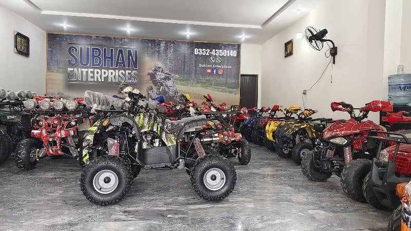 125cc Best for Hunting Atv Quad 4 Wheel  Bikes Delivery In All Pak 9