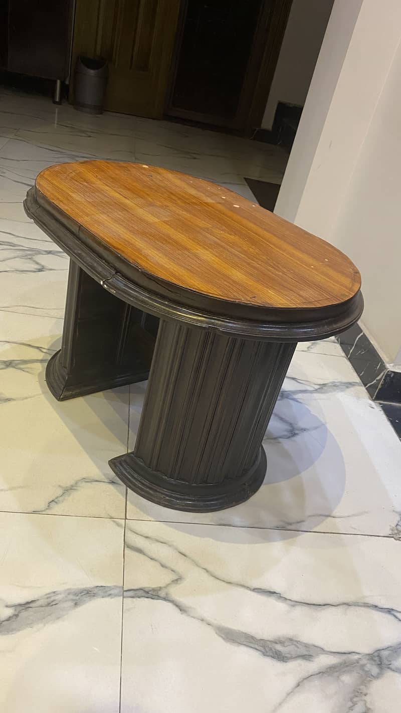 Pure Sheesham Wood 3pc table set 0