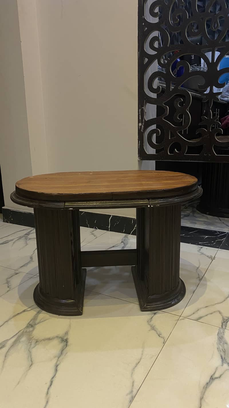 Pure Sheesham Wood 3pc table set 1