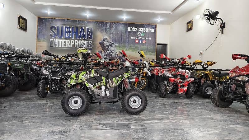Zero Metre 110cc Reverse Gear Atv Quad Bikes Delivery In All Pakistan 4
