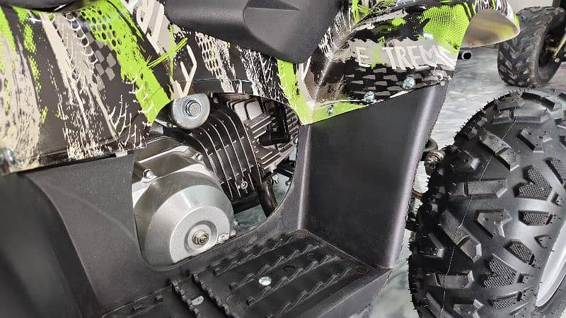 Zero Metre 110cc Reverse Gear Atv Quad Bikes Delivery In All Pakistan 9