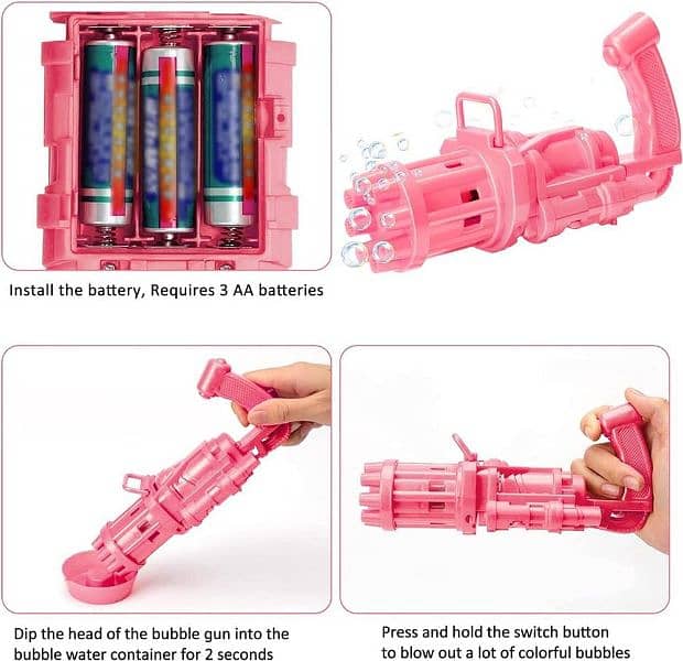 bubble gun free delivery 3