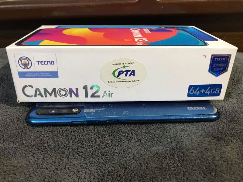 Techno Camon 12 Air 4/64 Gb PTA Approved for sale in Mint Condition. 3