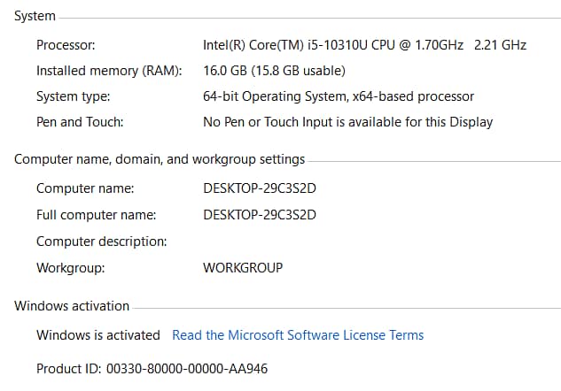 Dell Latitude 3410 | Core i5 10th Gen | 16ram(Extendable) 2