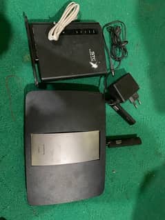 STC SIM WALA Router + linksys router kamal ha 2 no