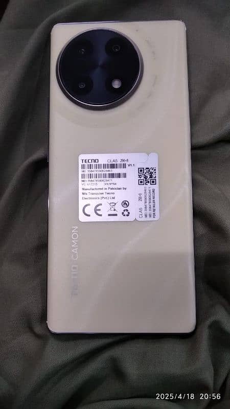 Tecno Camon 30s brand new Lush Condition 1