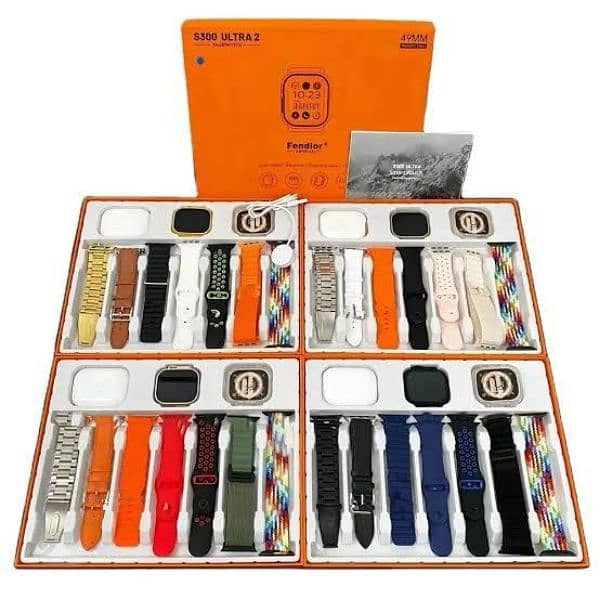 Fendior 7 in 1 smart watch with airpods (Golden/Silver available) 0