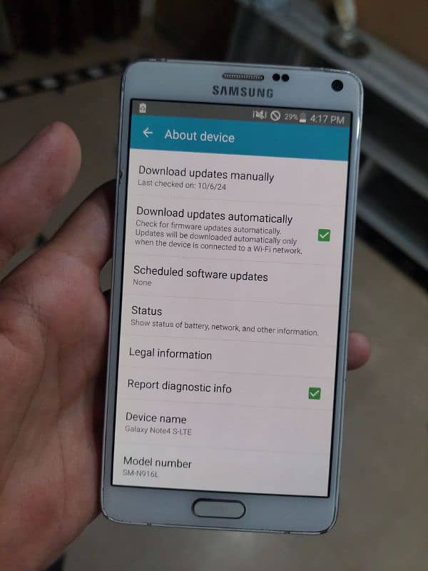 Samsung galaxy note 4 with box and charger 6