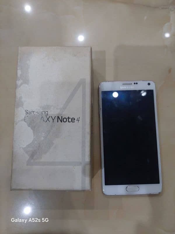 Samsung galaxy note 4 with box and charger 8