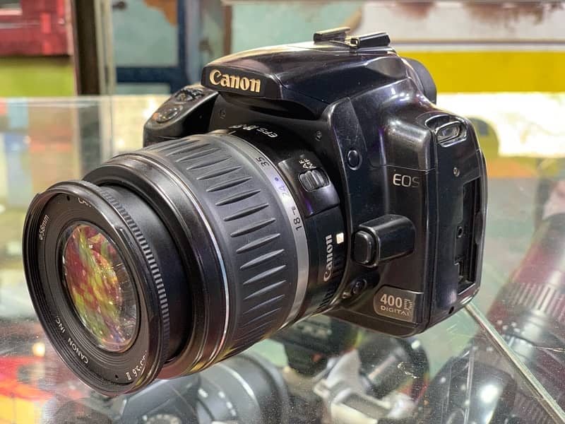 dslr camera canon 400d with kit lens contact 03212306356 0