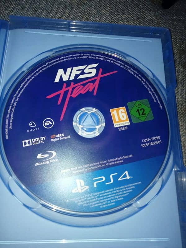Need For Speed Heat PS 4 cd 2