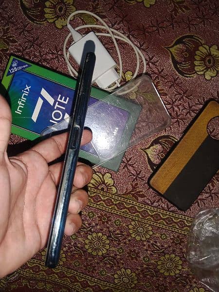 infinix note 7 seld  mobile 4 gb ram 128 memori supe  batry timing 2