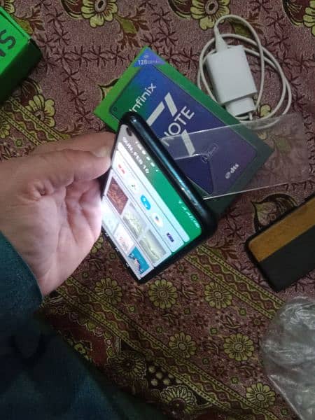 infinix note 7 seld  mobile 4 gb ram 128 memori supe  batry timing 4