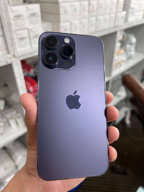 iphone 14 pro max pta approved with box 256gb 0