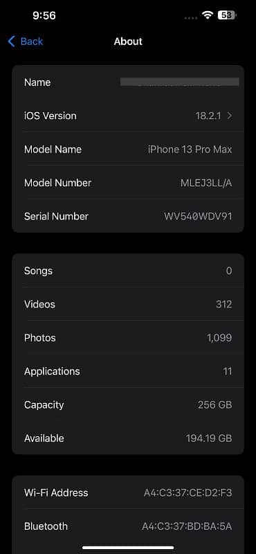 iPhone 13 pro max Non pta 256GB 6