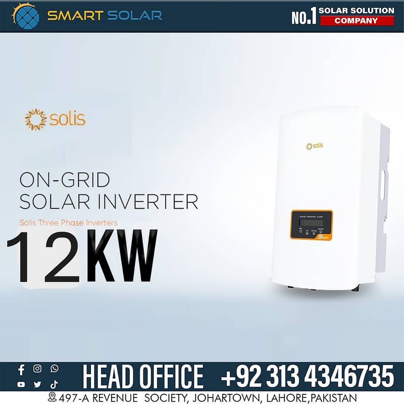 SOLIS S5 12KW ON GRID INVERTER 3 PHASE 0