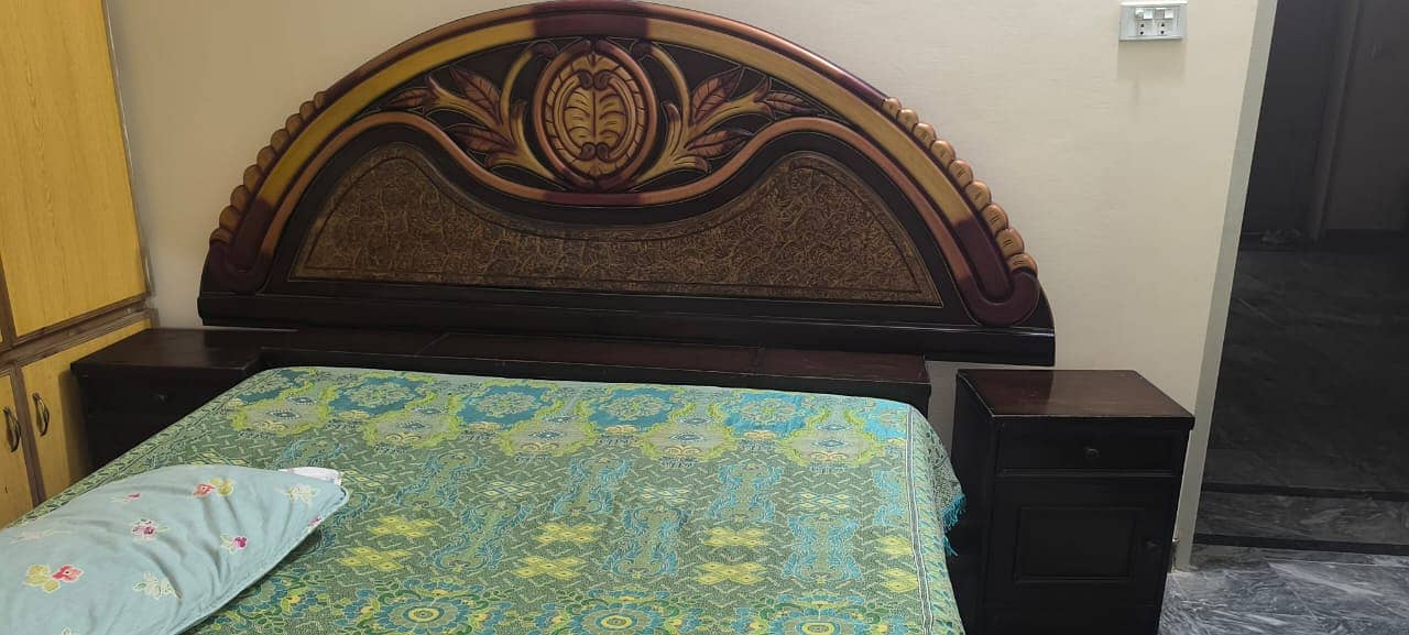Bed set with dressing table, double bed witb dressing 0
