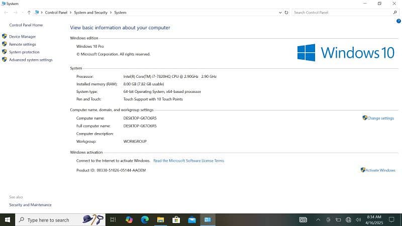 laptop core i7 7th generation touch screen 2gb graphic card 9